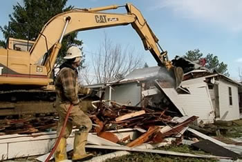 Cleveland, OH - home demolition